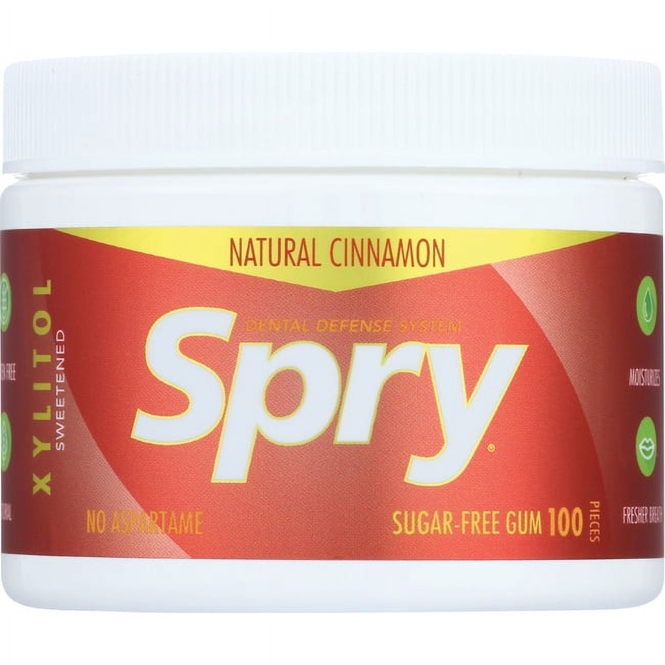 SPRY CHEWING GUM,CINNAMON