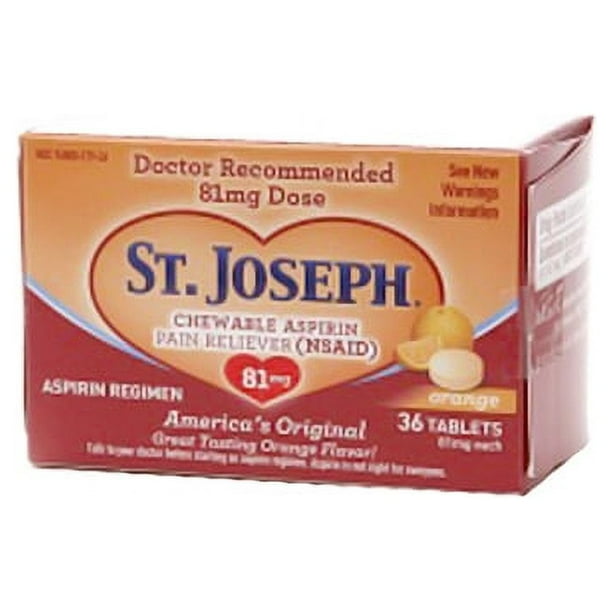 ASPIRIN CW 81MG 36 ORANGE