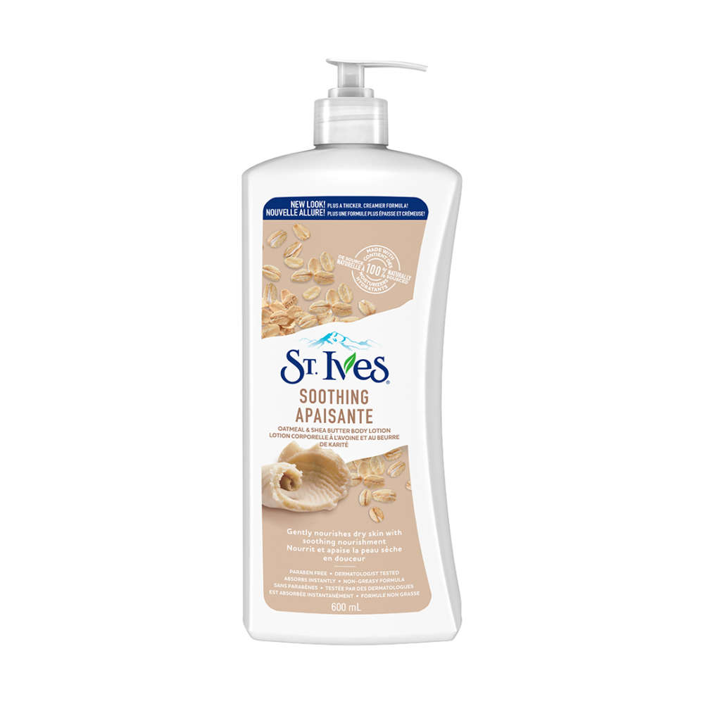 St Ives Body Lotion 21oz Nourish & Soothe(Oatmeal/Shea)