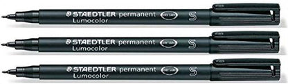 Staedtler LumoColor Superfine Tip Permanent Pen, Black