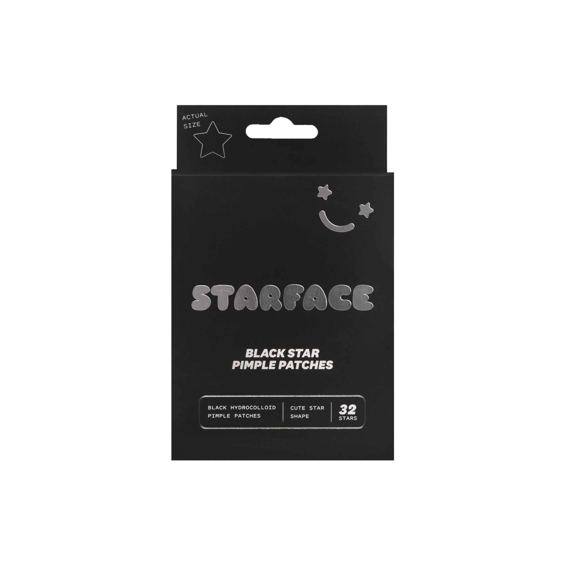 STARFACE Hydro-Star Pimple Patches - Black Star, 32 count