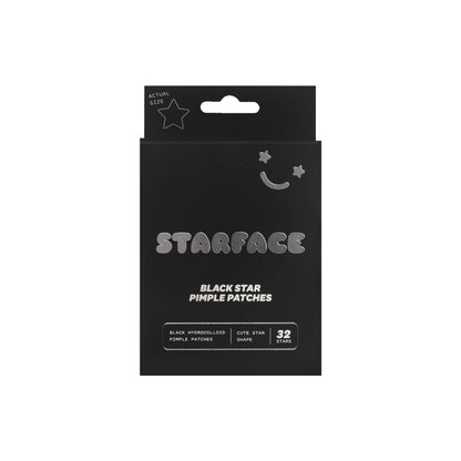 STARFACE Hydro-Star Pimple Patches - Black Star, 32 count