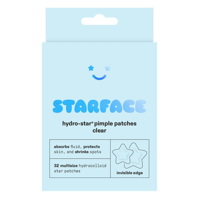 STARFACE Hydro-Star Pimple Patches - Earth Star, 32 count