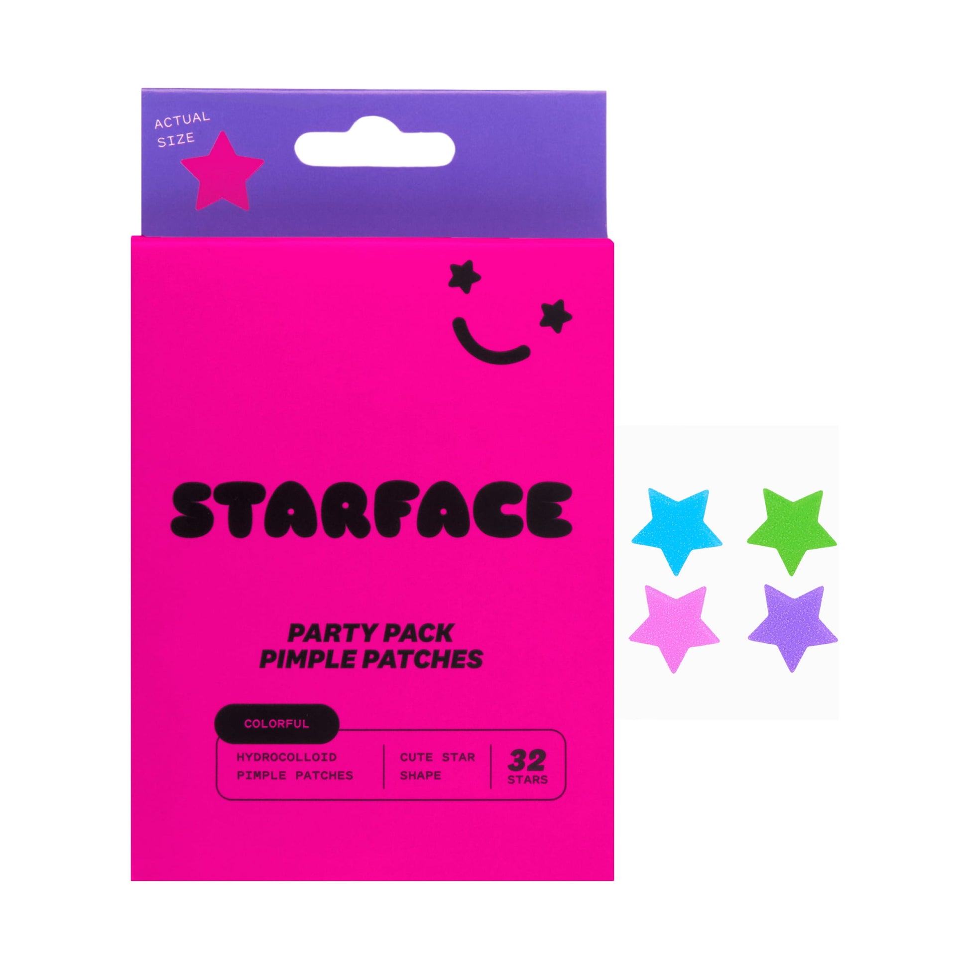 STARFACE Hydro-Star Pimple Patches - Big Blue Starter Pack, Compact + 32 patches