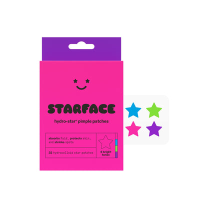 STARFACE Hydro-Star Pimple Patches - Party Pack, 32 count