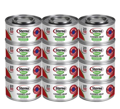 Sterno Gel Canned Cooking Fuel - 2.25 Hour Burn Time, 2 pack