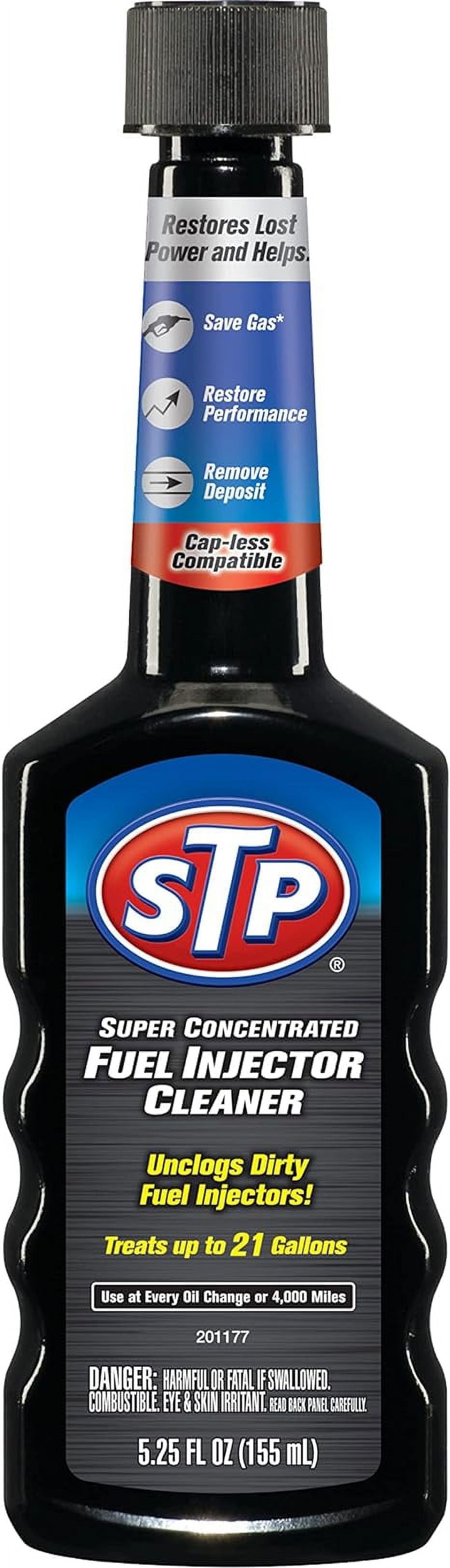 STP Super Concentrated Fuel Injector Cleaner, 5.25 oz