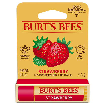Burts Bees Lip Balm Moisturize Strawberry (6in)