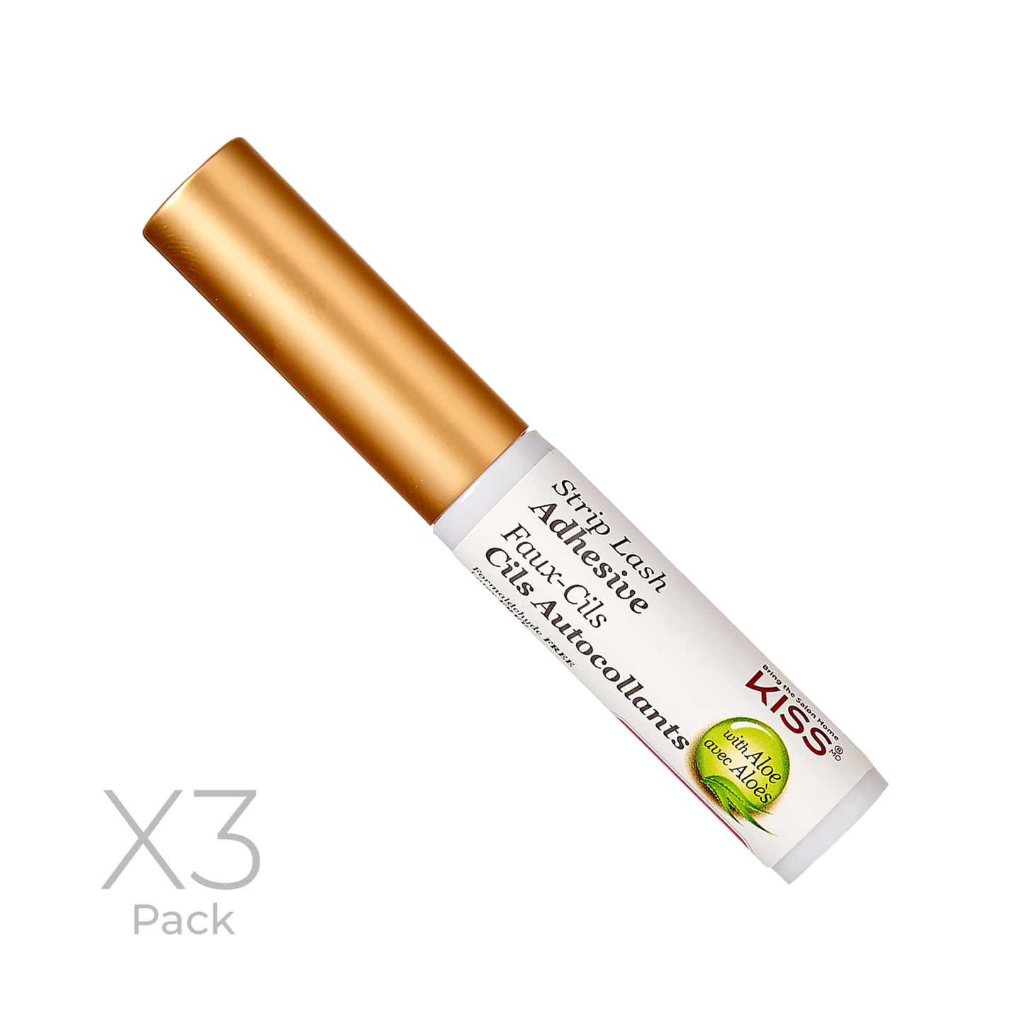 Kiss I Envy Eyelash Adhesive Strip With Aloe Clear 0.25oz