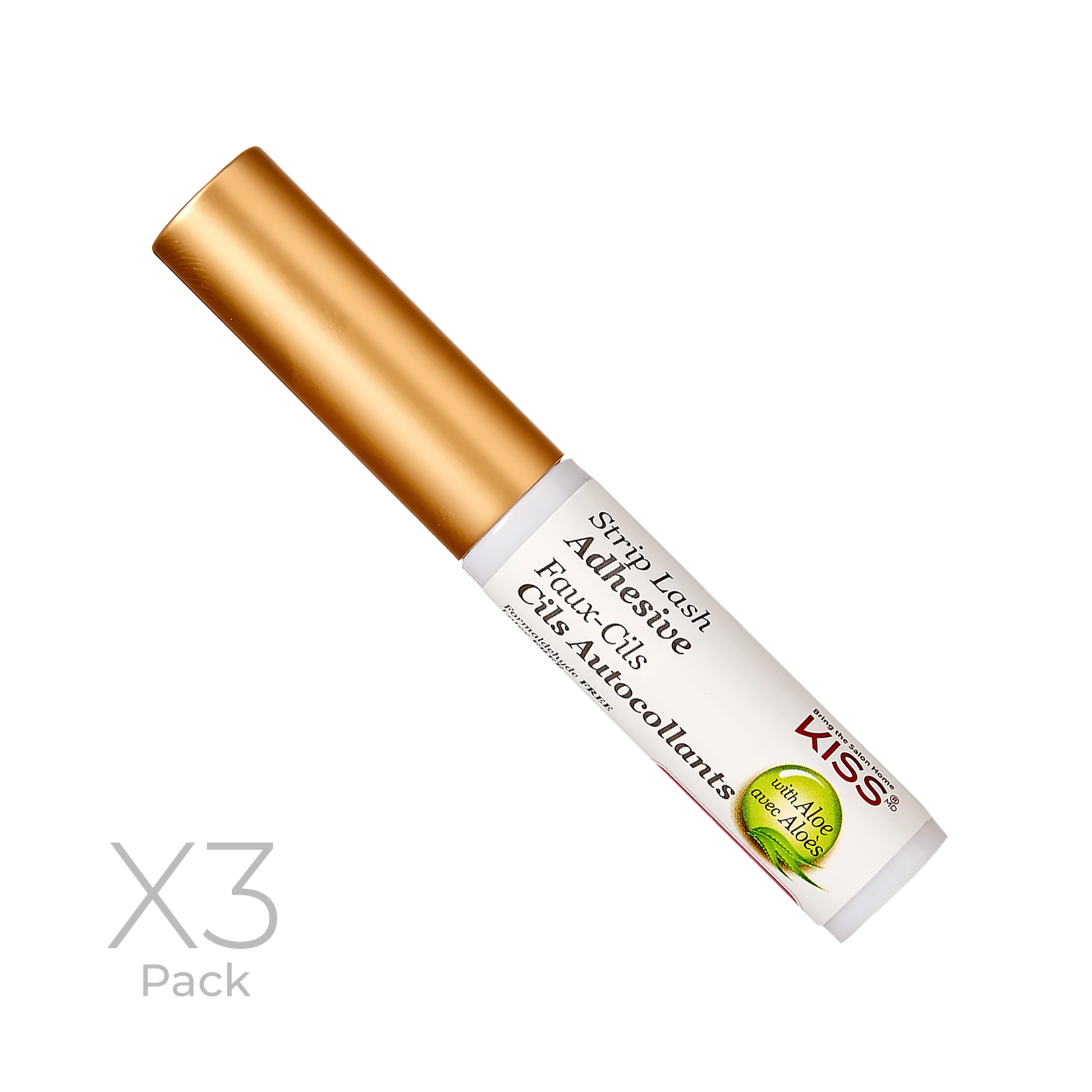 Kiss I Envy Eyelash Adhesive Strip With Aloe Clear 0.25oz