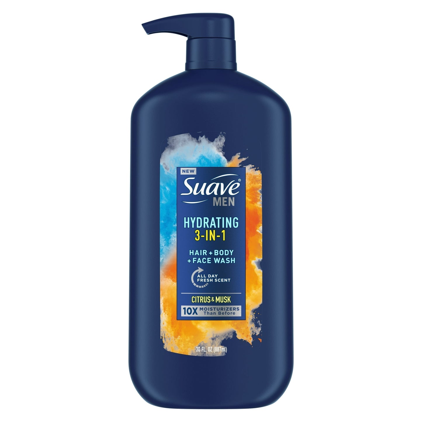 SUAVE MEN BODY WASH LQ 18OZ 3IN1