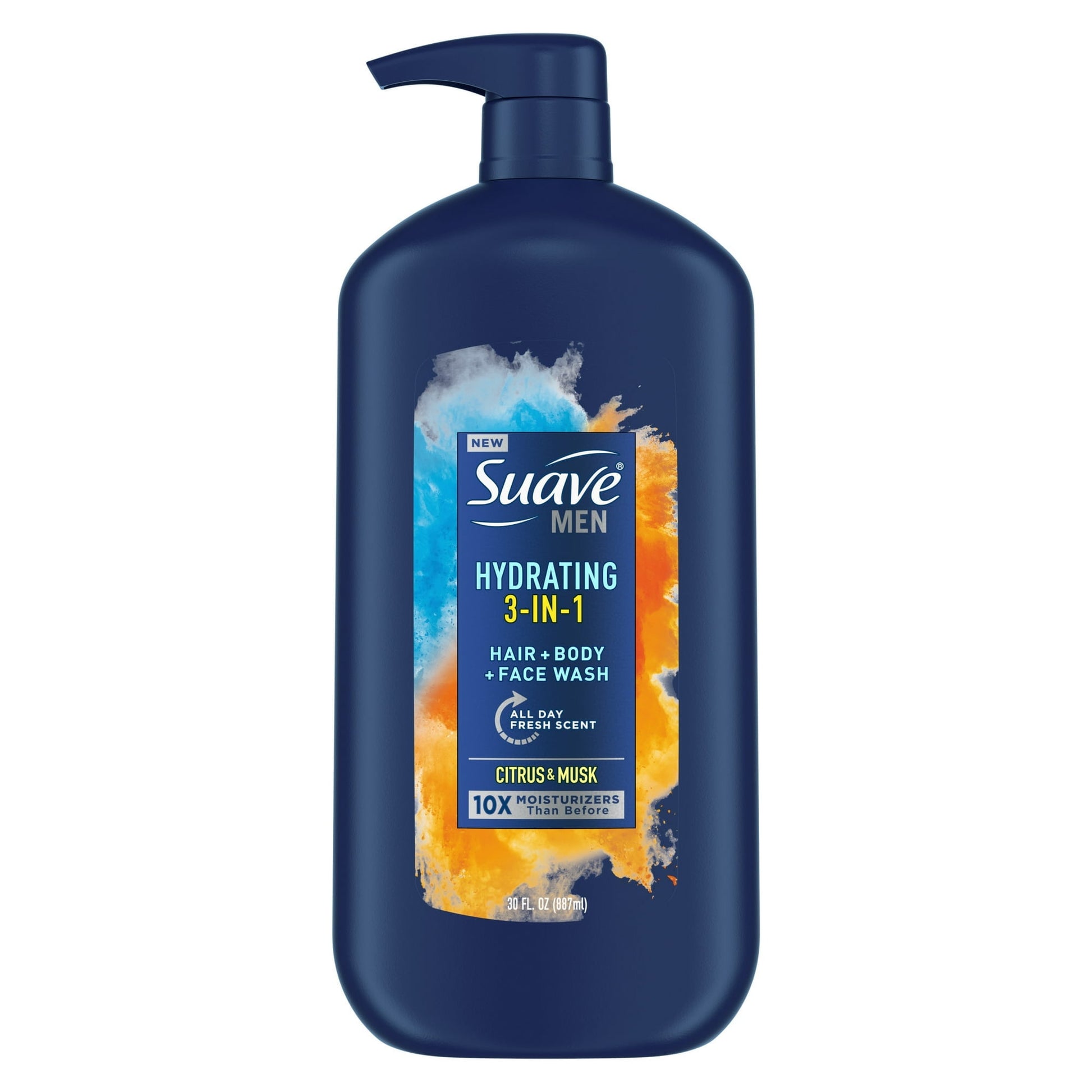 SUAVE MEN BODY WASH LQ 18OZ 3IN1