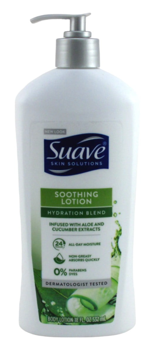 Suave Skin Lotion 18oz Pump Soothing Hydration Blend