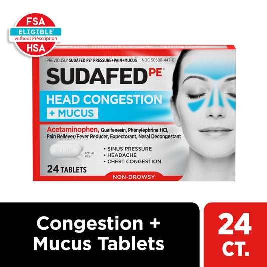 SUDAFED SIN/CONG 24H TB 240MG 10