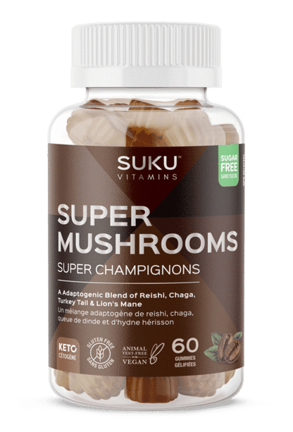 SUKU VITAMINS GUMMY,SUPER MUSHROOMS