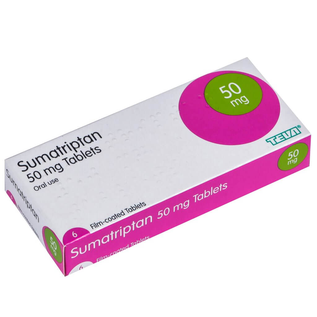 SUMATRIPTAN TB 50MG 3X9UU BPK