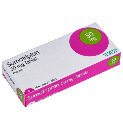 SUMATRIPTAN TB 50MG 3X9UU BPK