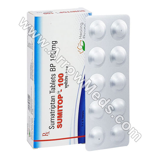 SUMATRIPTAN SUCC TB 100MG9UD CPLT