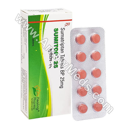 SUMATRIPTAN SUCC TB 25MG 36