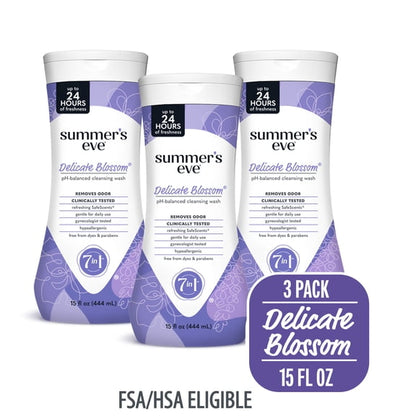 SUMMERS EVE FEM WASH LQ9OZ D/BLSM