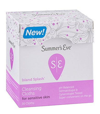 SUMMERS EVE CLEANSING CLOTH ISLAND 32CT
