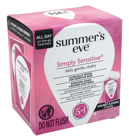 SUMMERS EVE SIMP SEN PA 12 5IN1