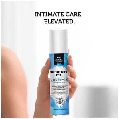 Summers Eve Freshening Spray 2oz Baby Powder