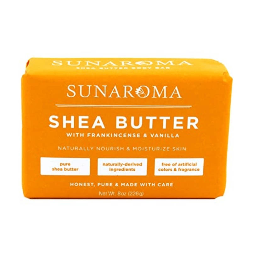 Sunaroma Soap Bar Shea Butter 8oz
