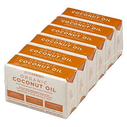 SUNAROMA COCONUT OIL SOAP   8OZ