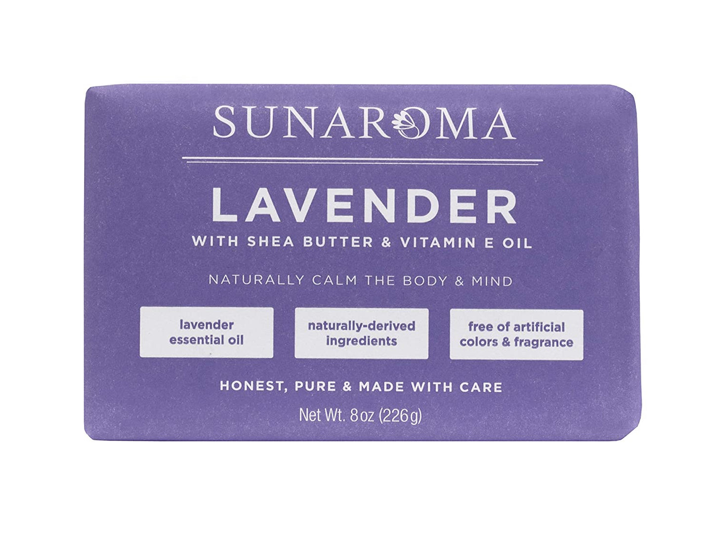 SUNAROMA LAVENDER SOAP 8OZ