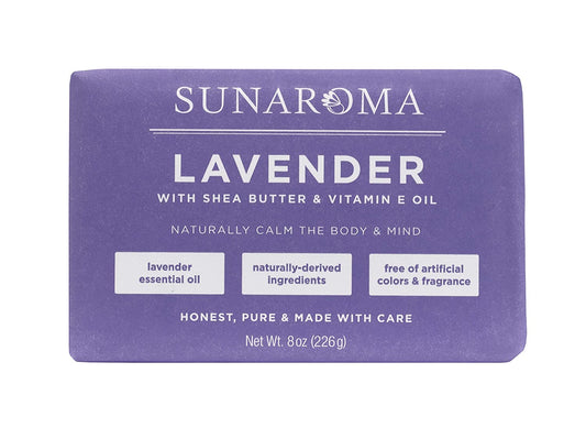 SUNAROMA LAVENDER SOAP 8OZ