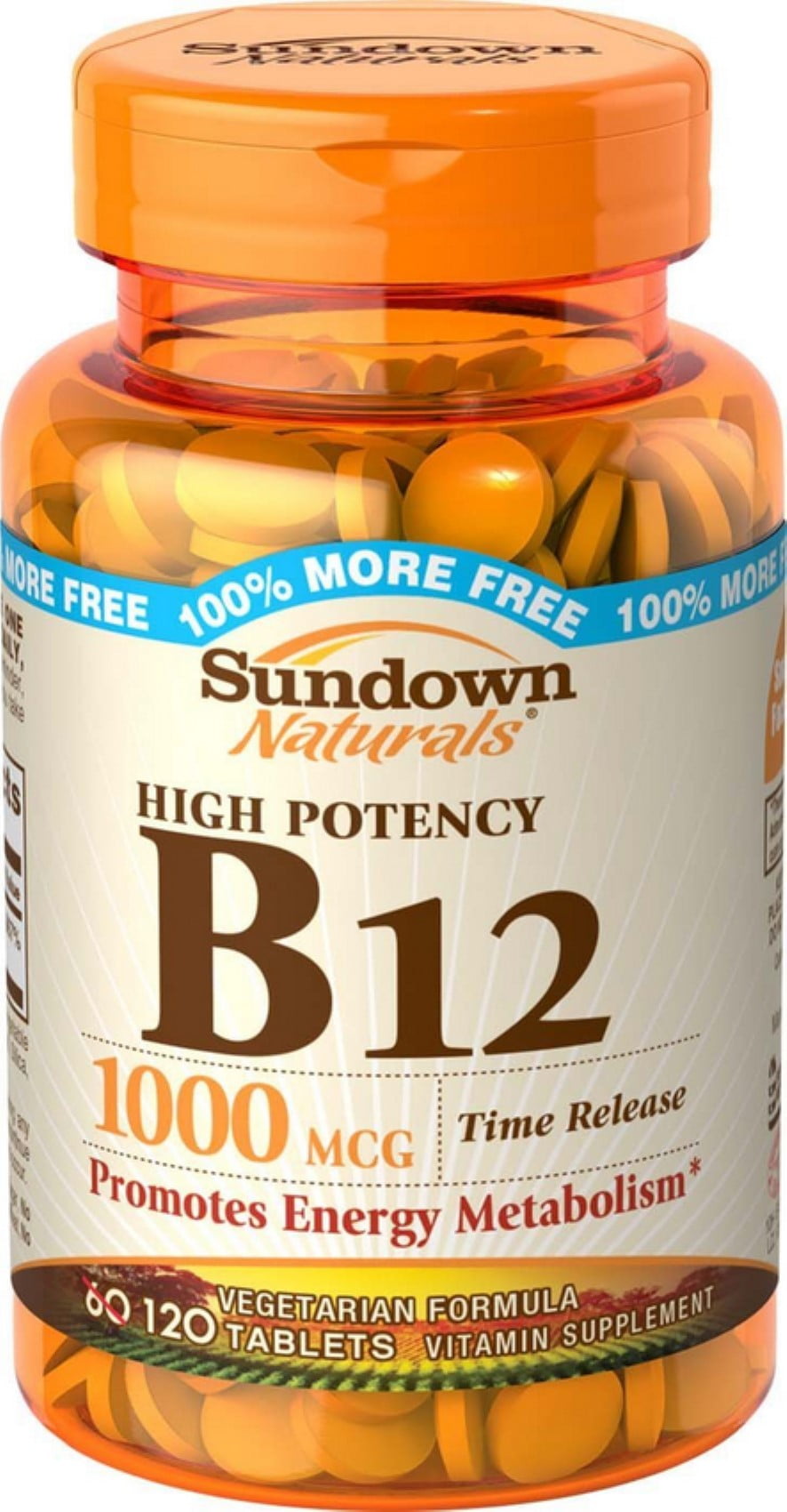 B-12 1000MCG TIME RELSE TAB 120CT SUNDWN