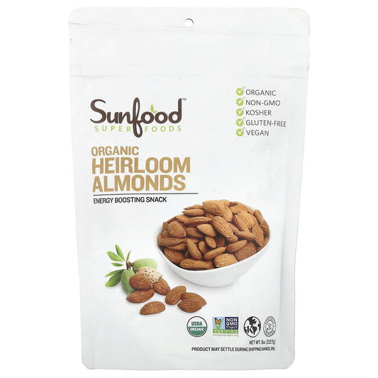 SUNFOOD HEIRLOOM ALMOND,OG2,RAW