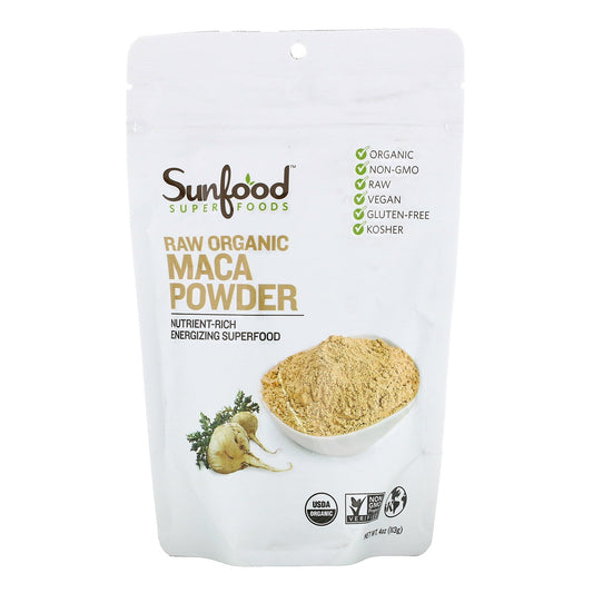 SUNFOOD MACA POWDER,OG1,BLACK