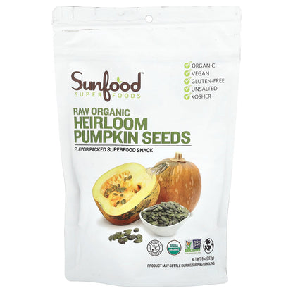 SUNFOOD HEIRLOOM PMPKN SD,OG2,RAW