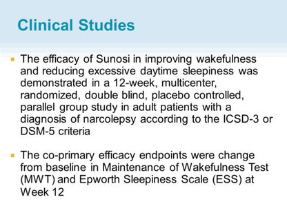 SUNOSI TB 150MG 30             C4