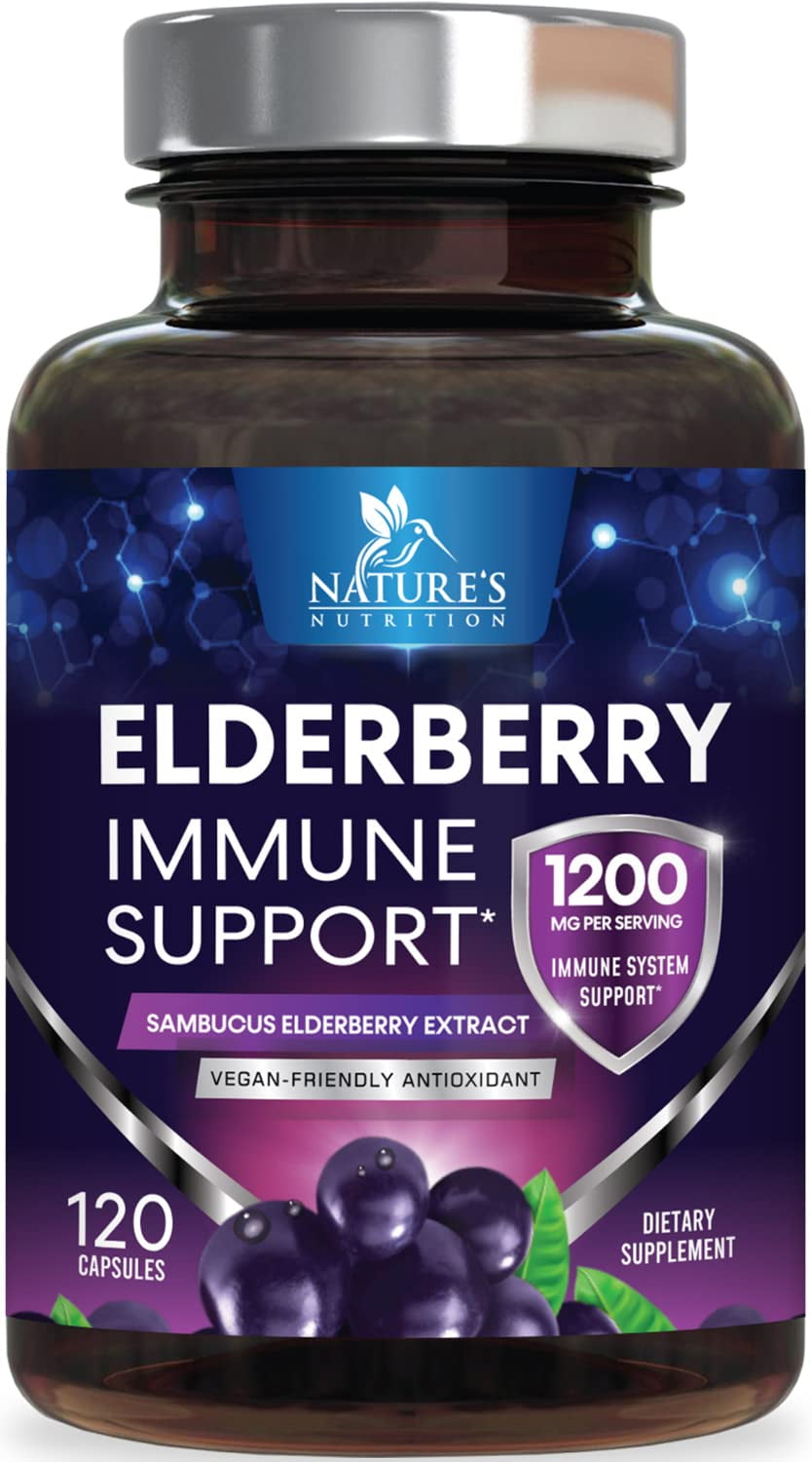 VITAMIN MULTI + ELDERBRY CAP 60CT NAT MD