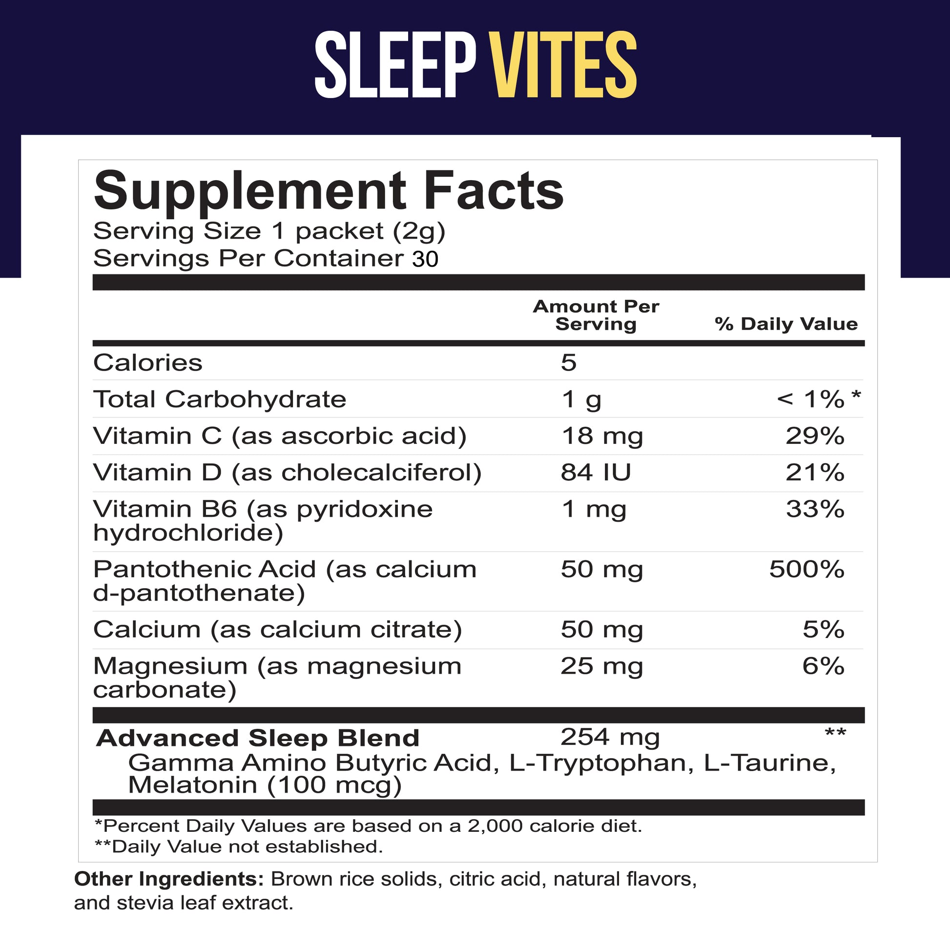 VITAFSN SLEEP CW 40 GMM CHY/PECH