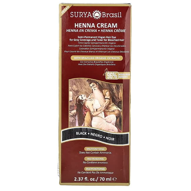 SURYA BRASIL HENNA CREAM,BLACK