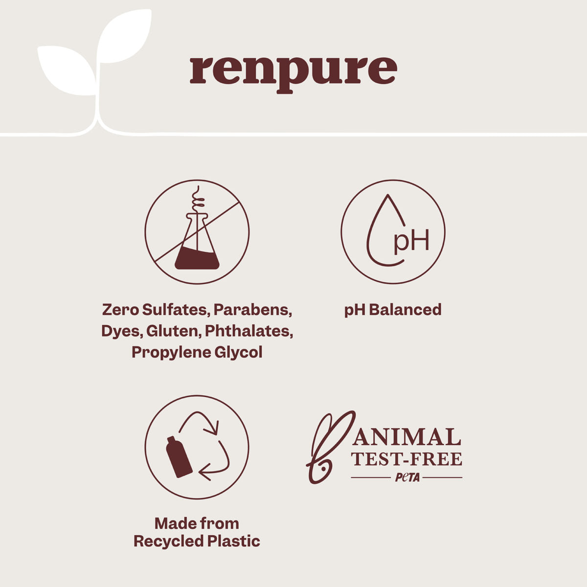 Renpure Body Wash Tea Tree And Mint Purifying 24oz