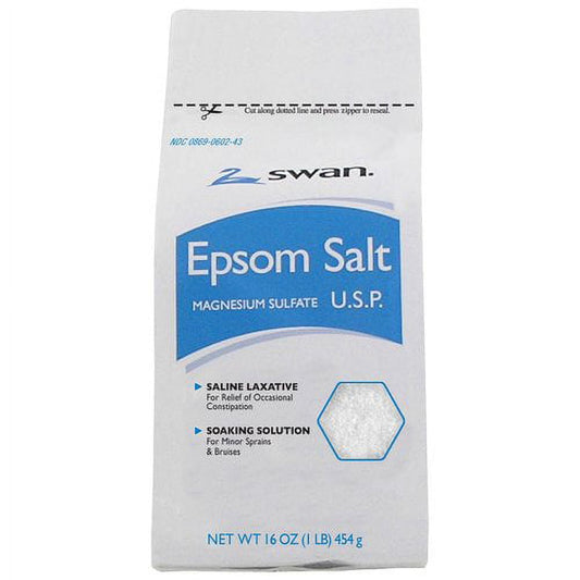 SWAN 1LB EPSOM SALT 12X16OZ