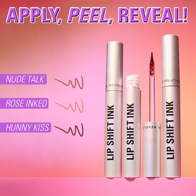 REVOLUTION Lip Shift Ink Peel Off Lipliner Stain - Espress-oh!, 0.06 oz
