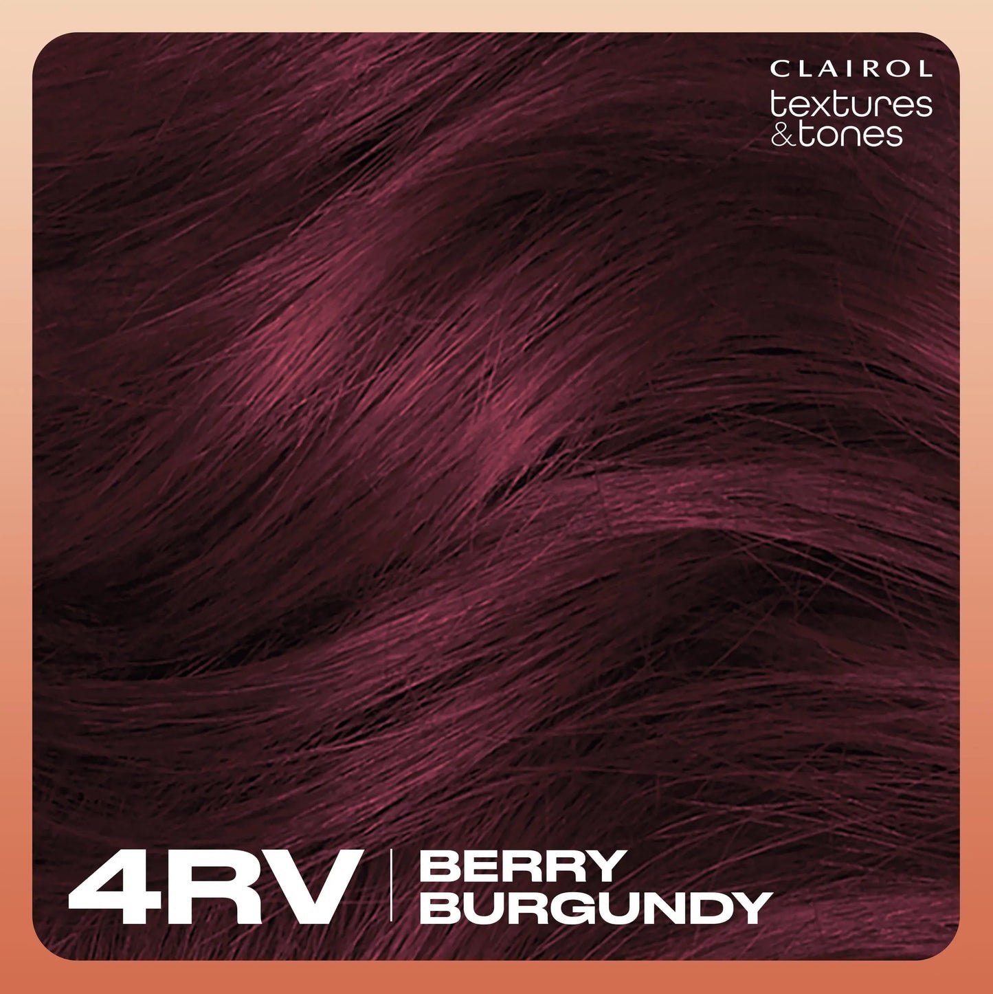 Clairol Text & Tone Kit #4Rv Berry Burgundy