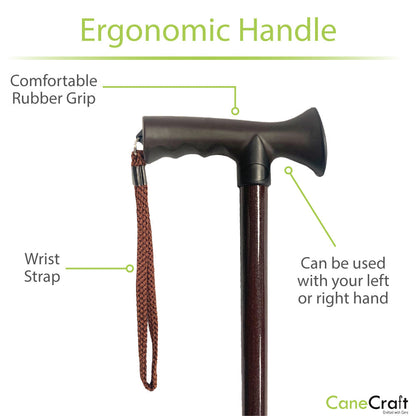 CANE SOFT GRIP EQ MTCBLU