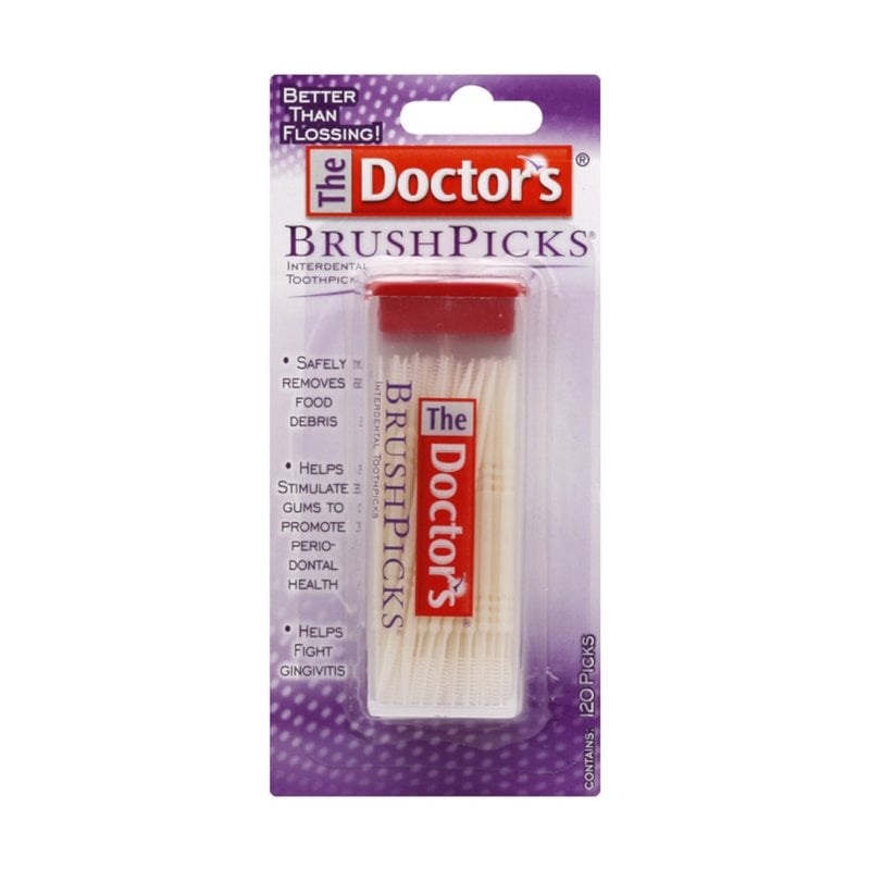 Doctors Brush Picks 120 Count (12in)