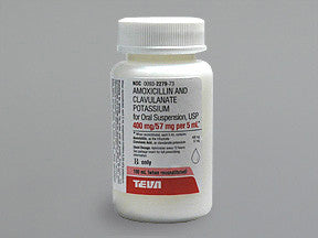 AMOX/POT CLAV CW 400-57MG 20