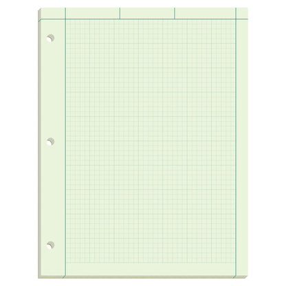 Ampad® Graph Pad, Glue Top, Graph Rule ( 4x 4), 50 Sheets