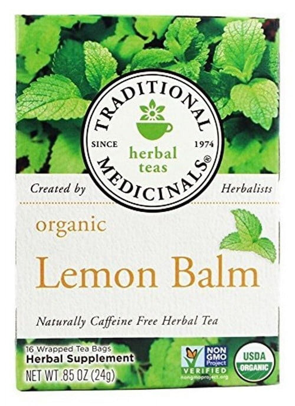 TRADITIONAL MEDICINALS HERB TEA,OG2,LEMON BALM