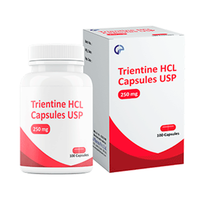 TRIENTINE CP 250MG 100