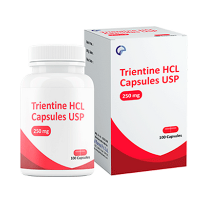 TRIENTINE CP 250MG 100